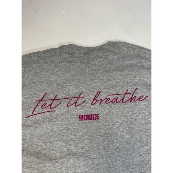 DJ D-Nice I Danced At Club Quarantine Graphic T-shirt Men XL Gray Music - Picture 4 of 6